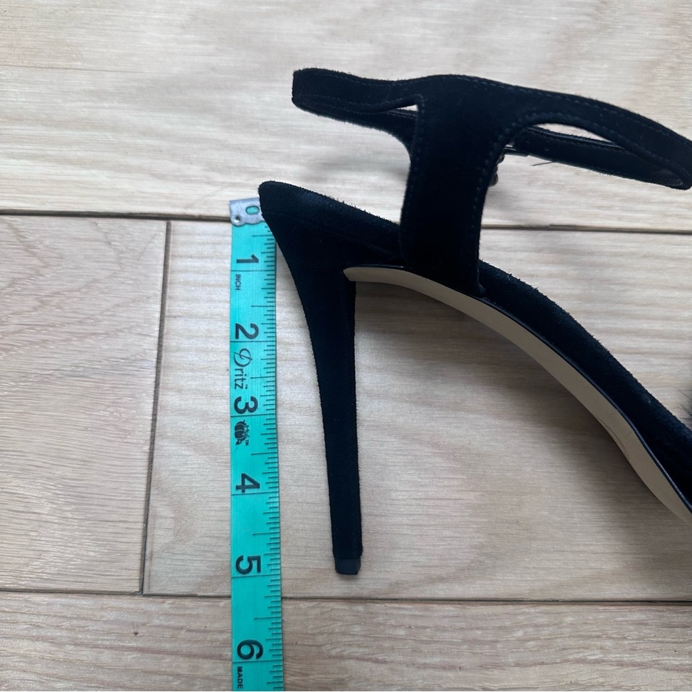Michael Kors Black Rabbit Fur Heels - Picture 9 of 9